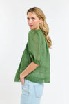 Ariel Pintuck Top / Kelly Green