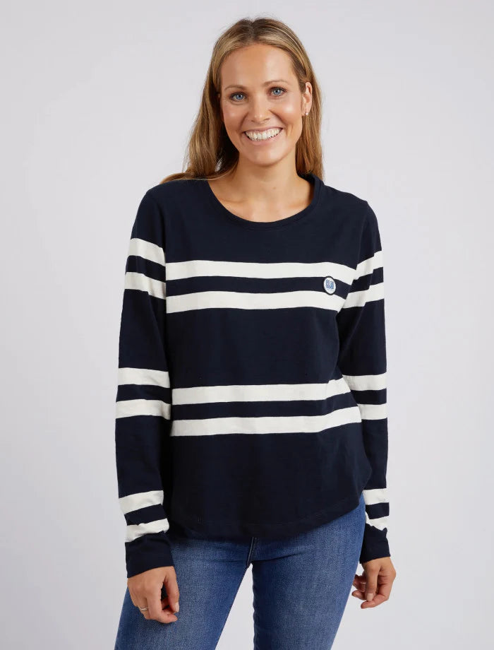 Allegra L/S Top - Navy