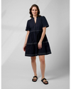 Willa Dress - Navy