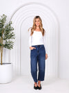 Toni Barrel Jeans / Blue