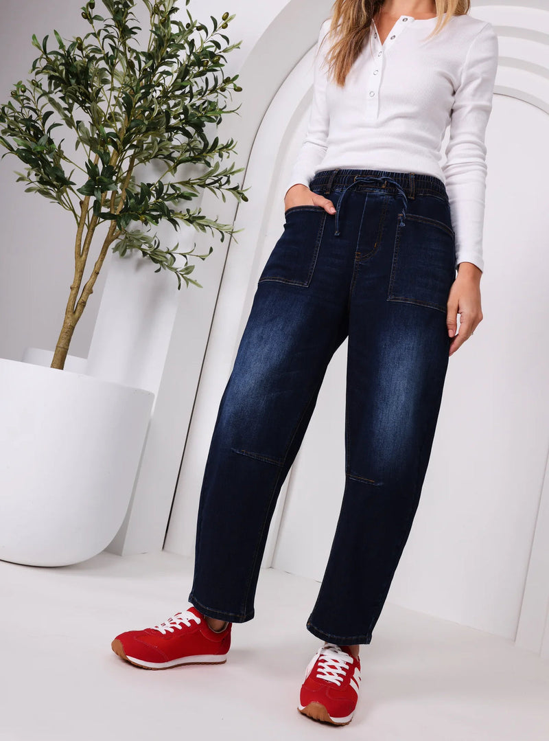 Leo Barrel Jeans / Ink