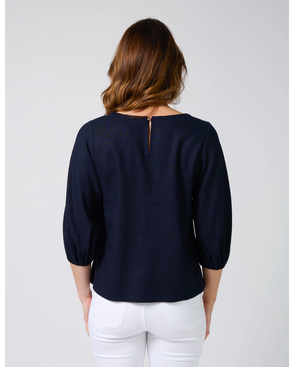 Ursula Blouse - Hampton Blue