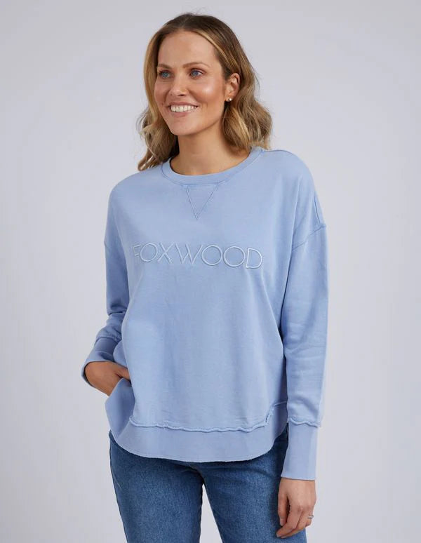 Simplified Crew Washed Light Blue