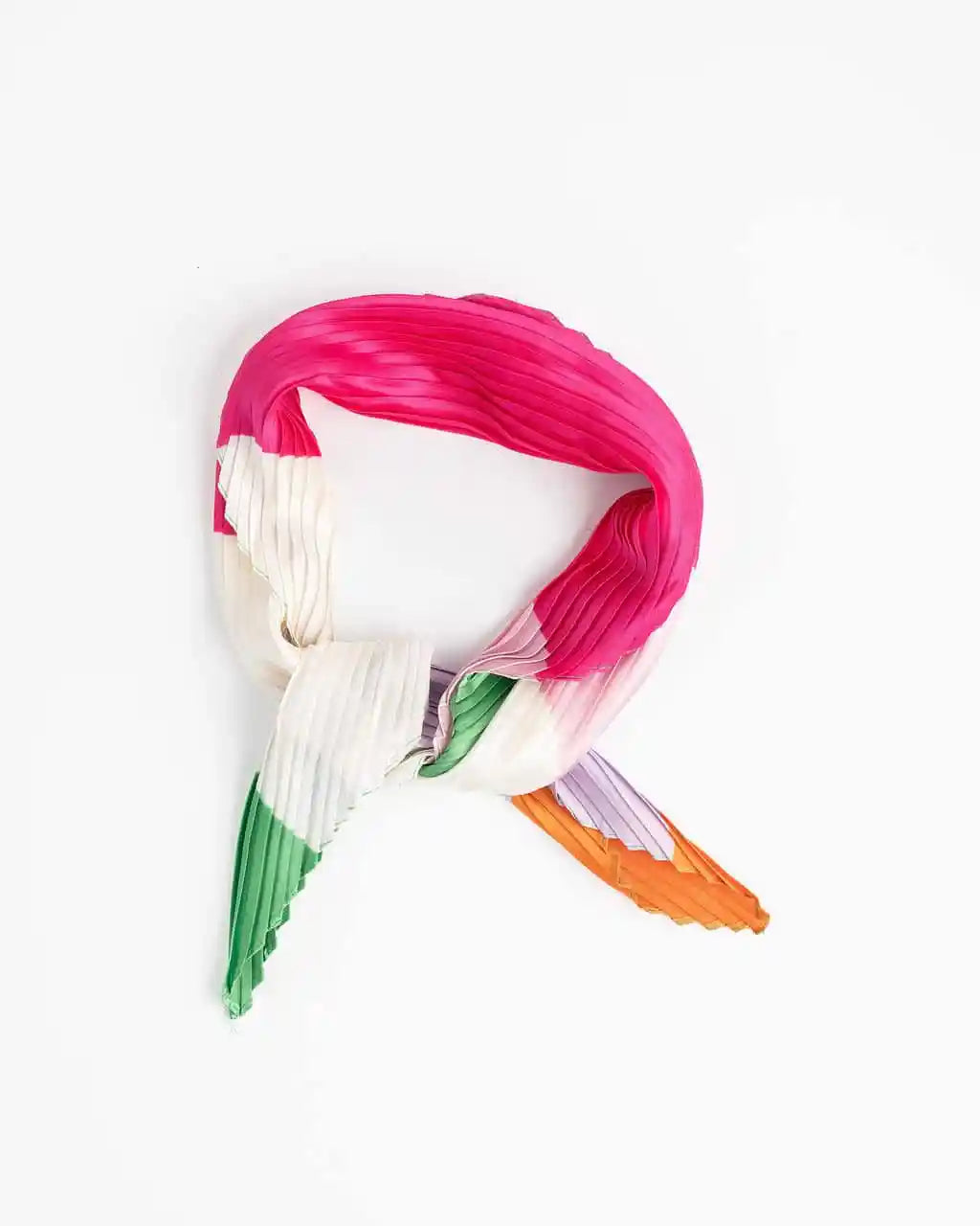 Bindi Pleated Scarf - Pink