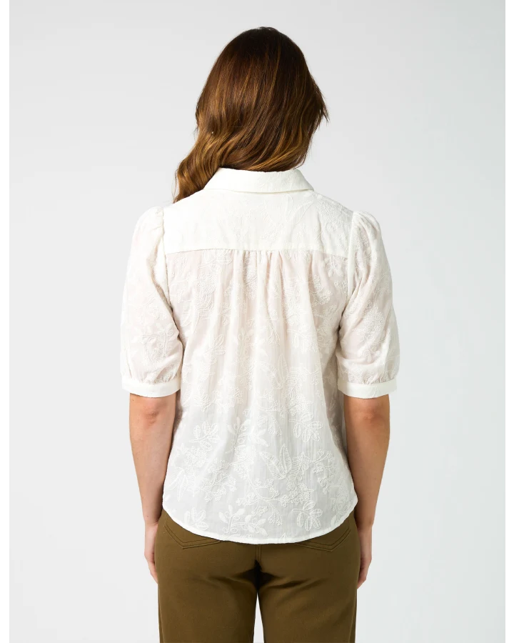Evie Blouse / White