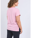 Yara Stripe S/S Tee  / Chateau Rose