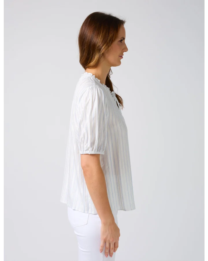Arlo Blouse /  Santorini Stripe