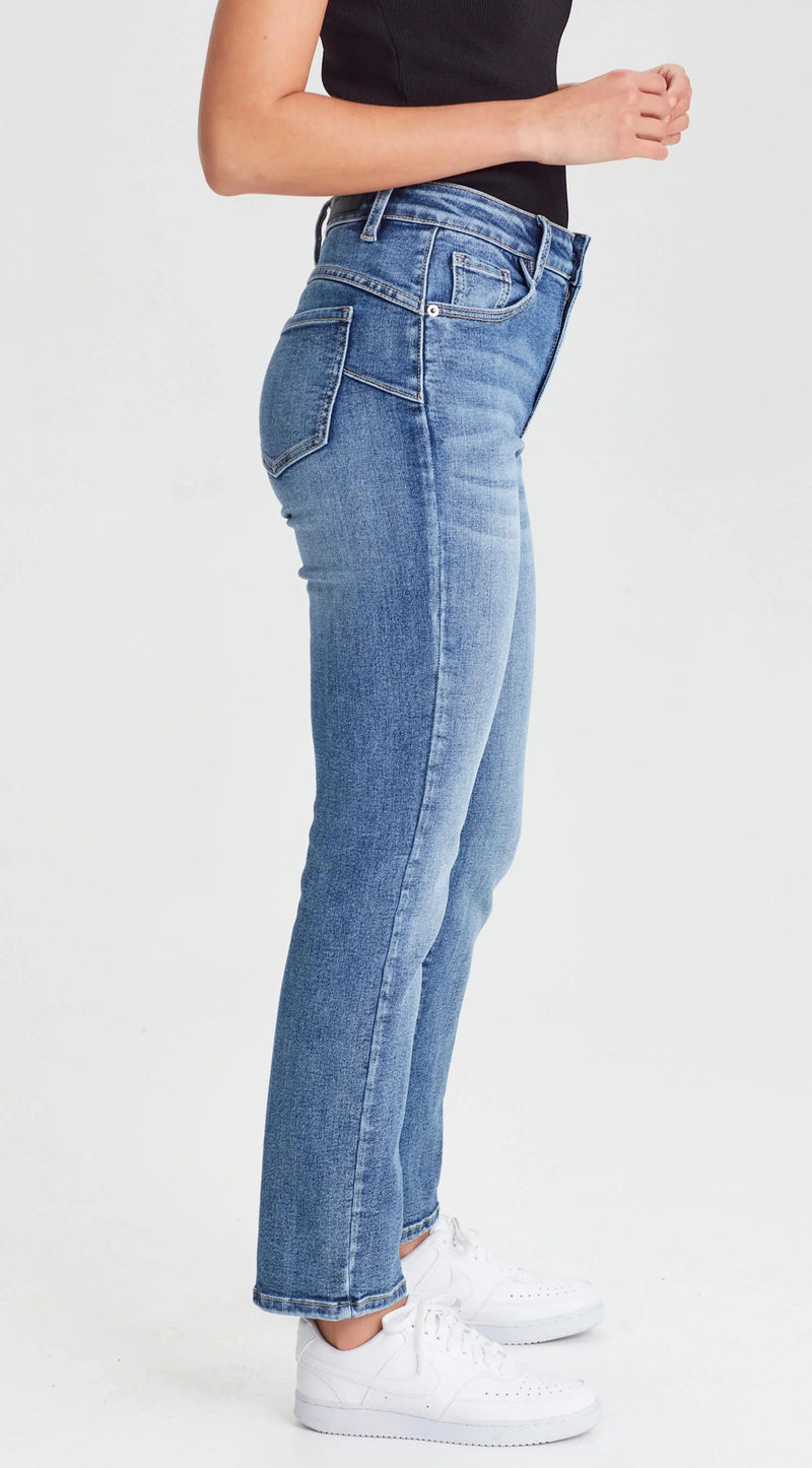 Peachy Push Up Jean - Denim Blue / Short Stuff