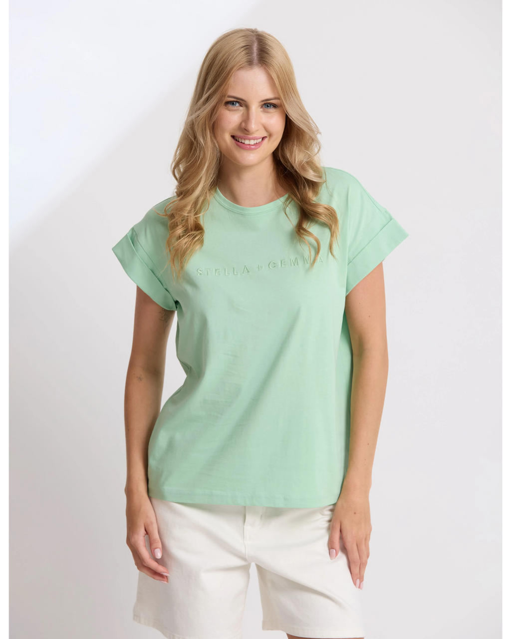 Cuff Tee - Snifter Green