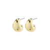 Alexane Recycled Chunky Mini Hoop Earrings - Gold Plated