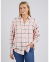 Delia Check Shirt - Light Pink