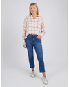 Delia Check Shirt - Light Pink