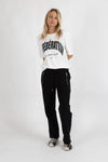 Loose Leg Trackies / Black