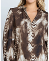Cecily Blouse/ Brown Python