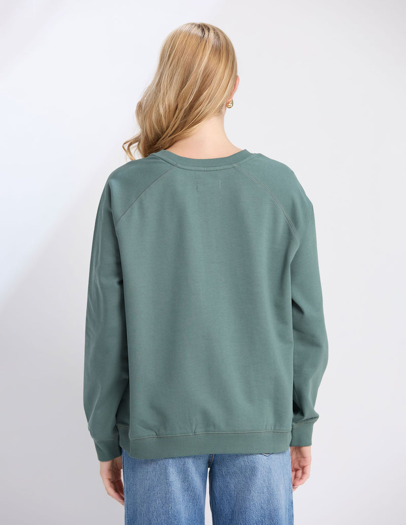 Classic Sweater - Moss Star Crossed
