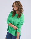 Anya L/S Tee - Spring Green