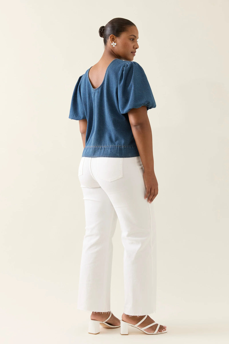 Sofie Denim Top - Drift