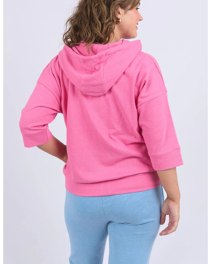 Beachy Hoodie / Aurora Pink