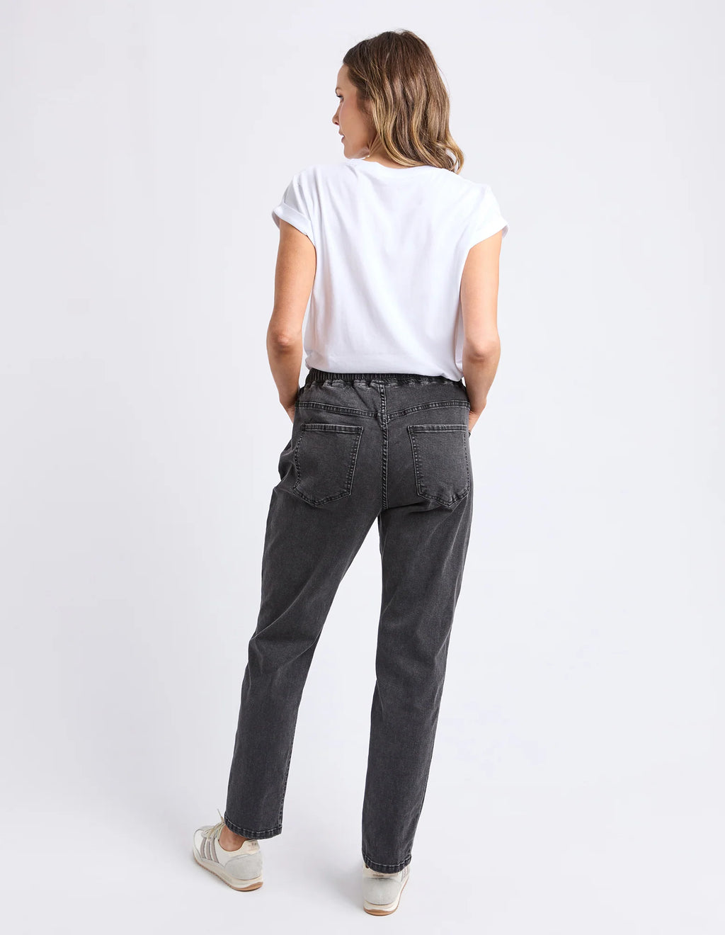 Juliette Jogger Jean - Washed Black