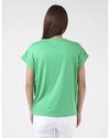 Cuff Sleeve Tee Shirt / Green