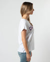 Cuff Sleeve T-Shirt / White California