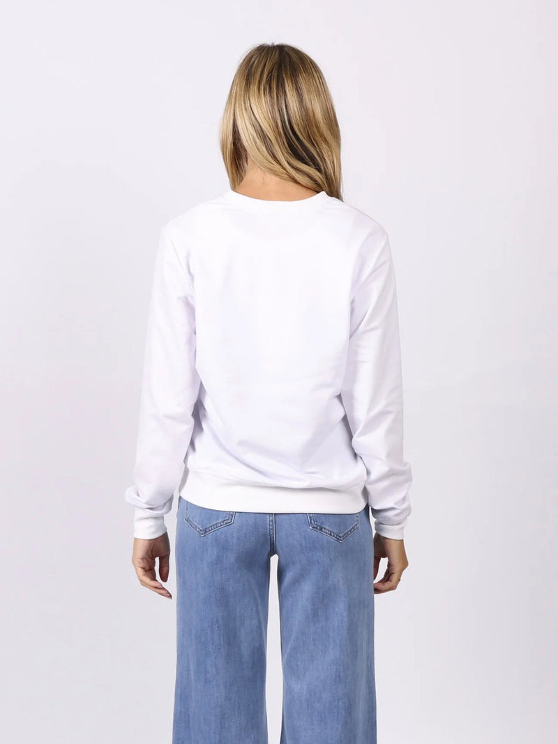 Leopard Sweat / White