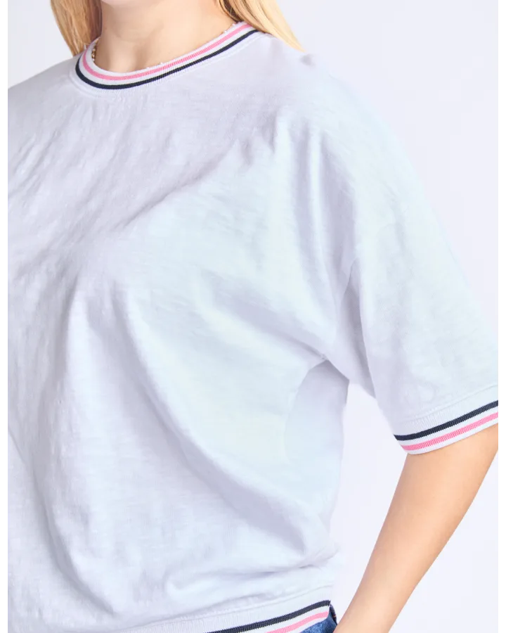 Faye S/S  Sweat / White