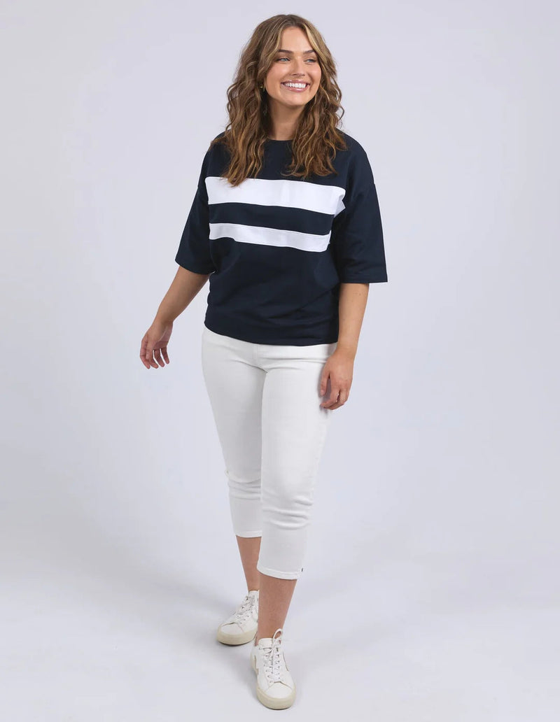 Nico Sweat - Navy with White Panels