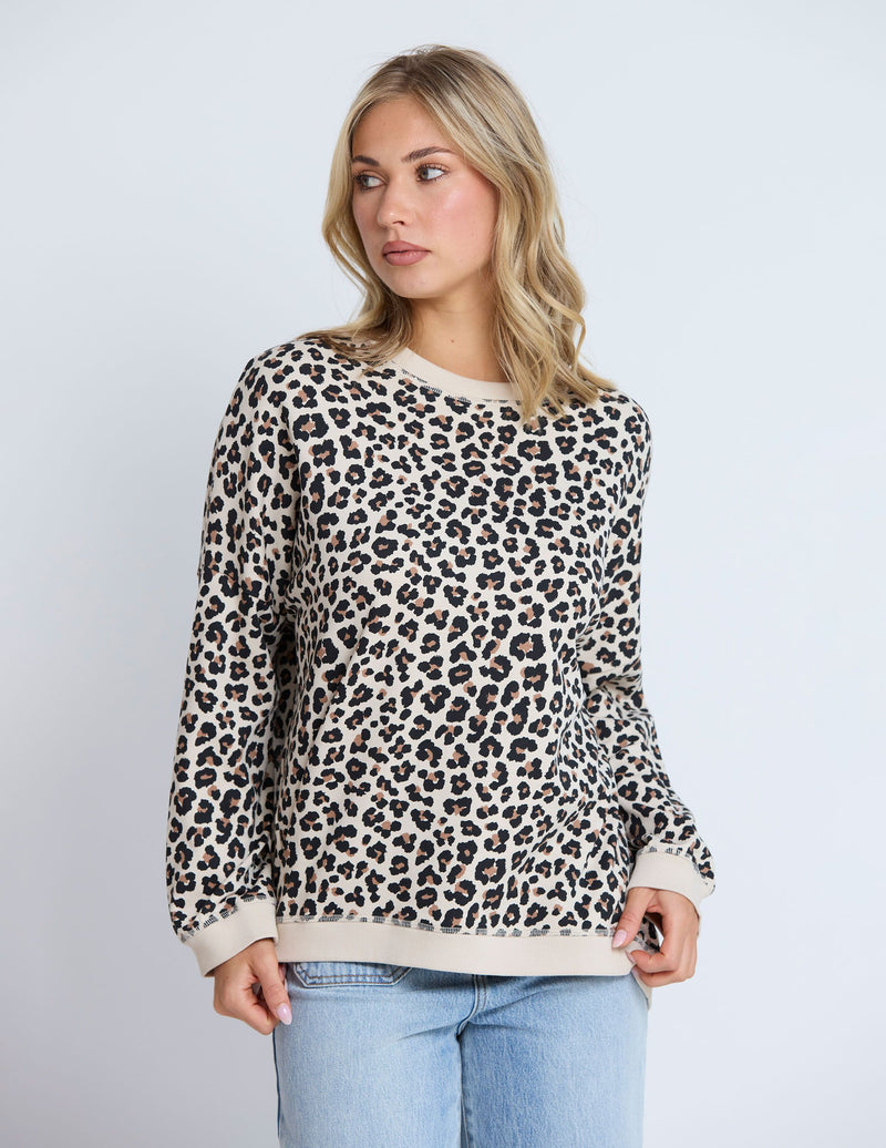 Newport Sweat - Leopard