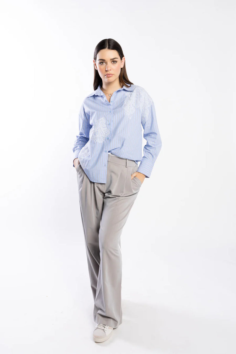 Marianne Shirt - Cornflower