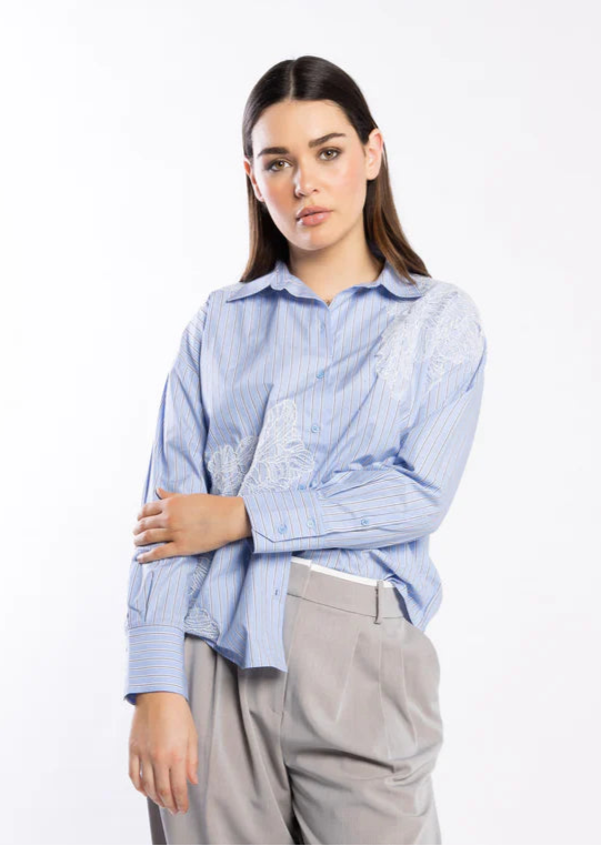 Marianne Shirt - Cornflower