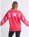 Interval Crew / Raspberry With Neon Lilac