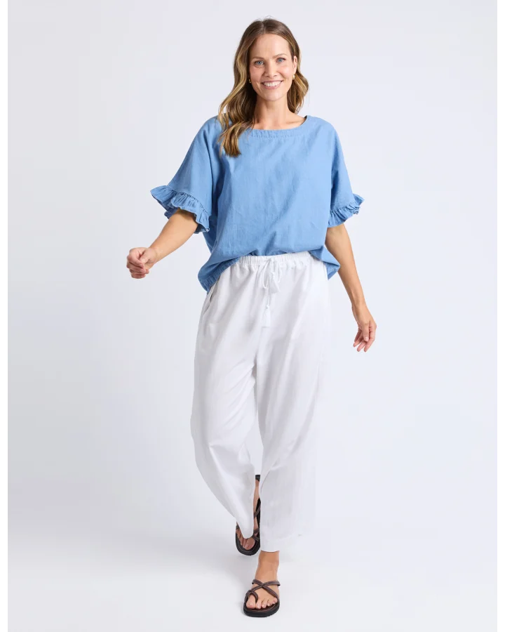 Tilda Chambray Shirt / Light Blue