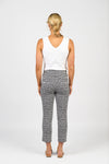 Printed Slim Leg 7/8 Length Lightweight Pull On / Fan