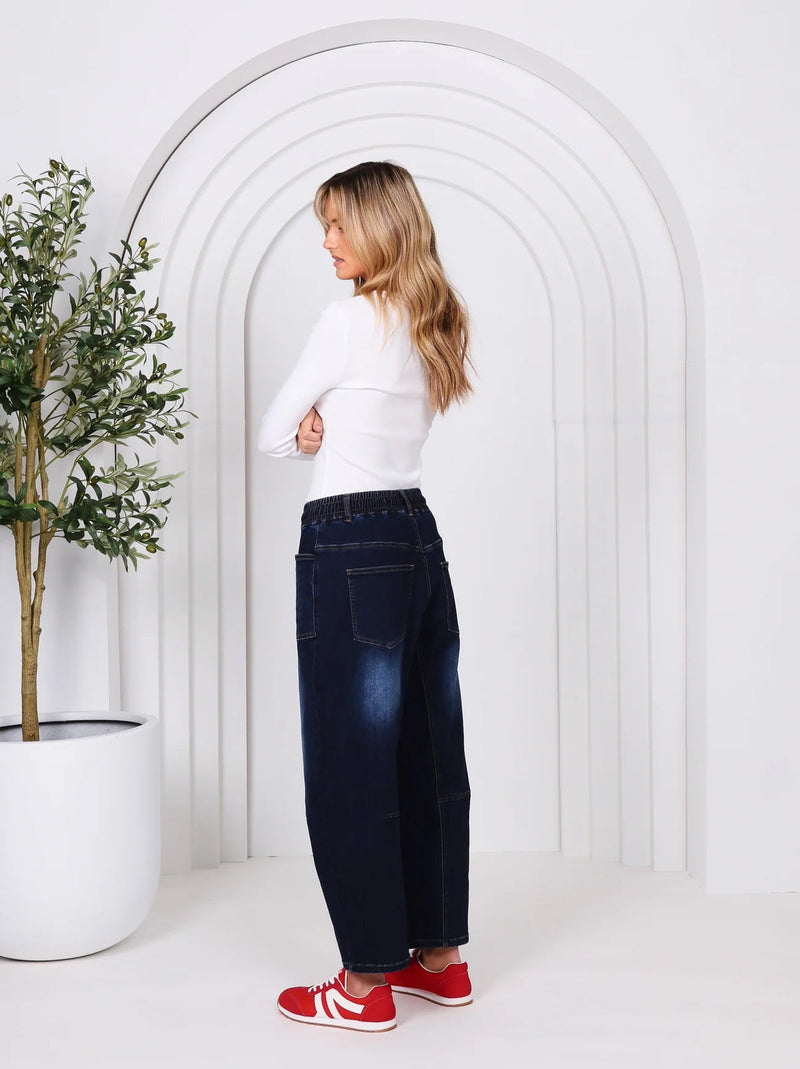 Leo Barrel Jeans / Ink