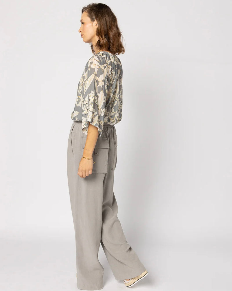Frond Blouse - Dusk Floral