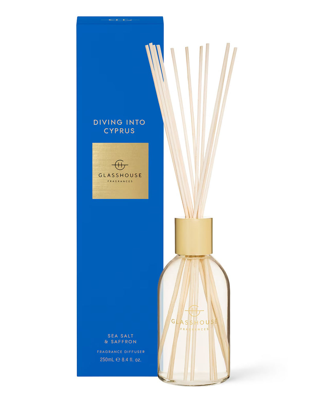 Diffuser- DIVING INTO CYPRUS/  SEA SALT & SAFFRON  250mL