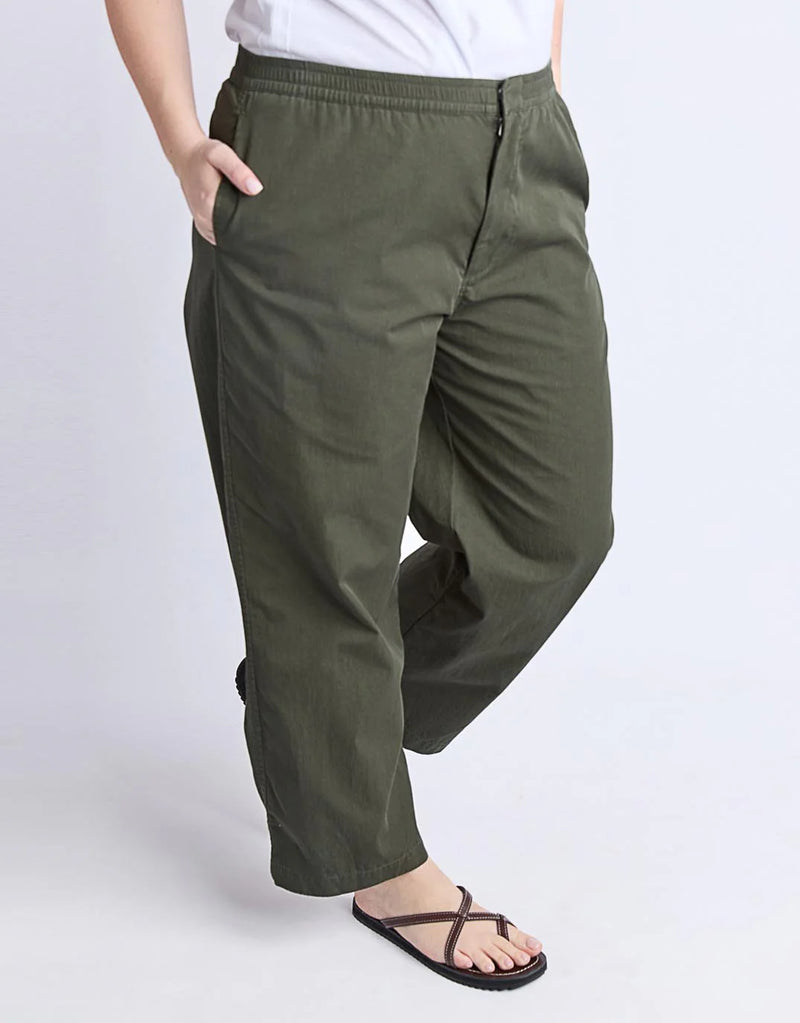 Relaxed Ankle Pant / Khaki