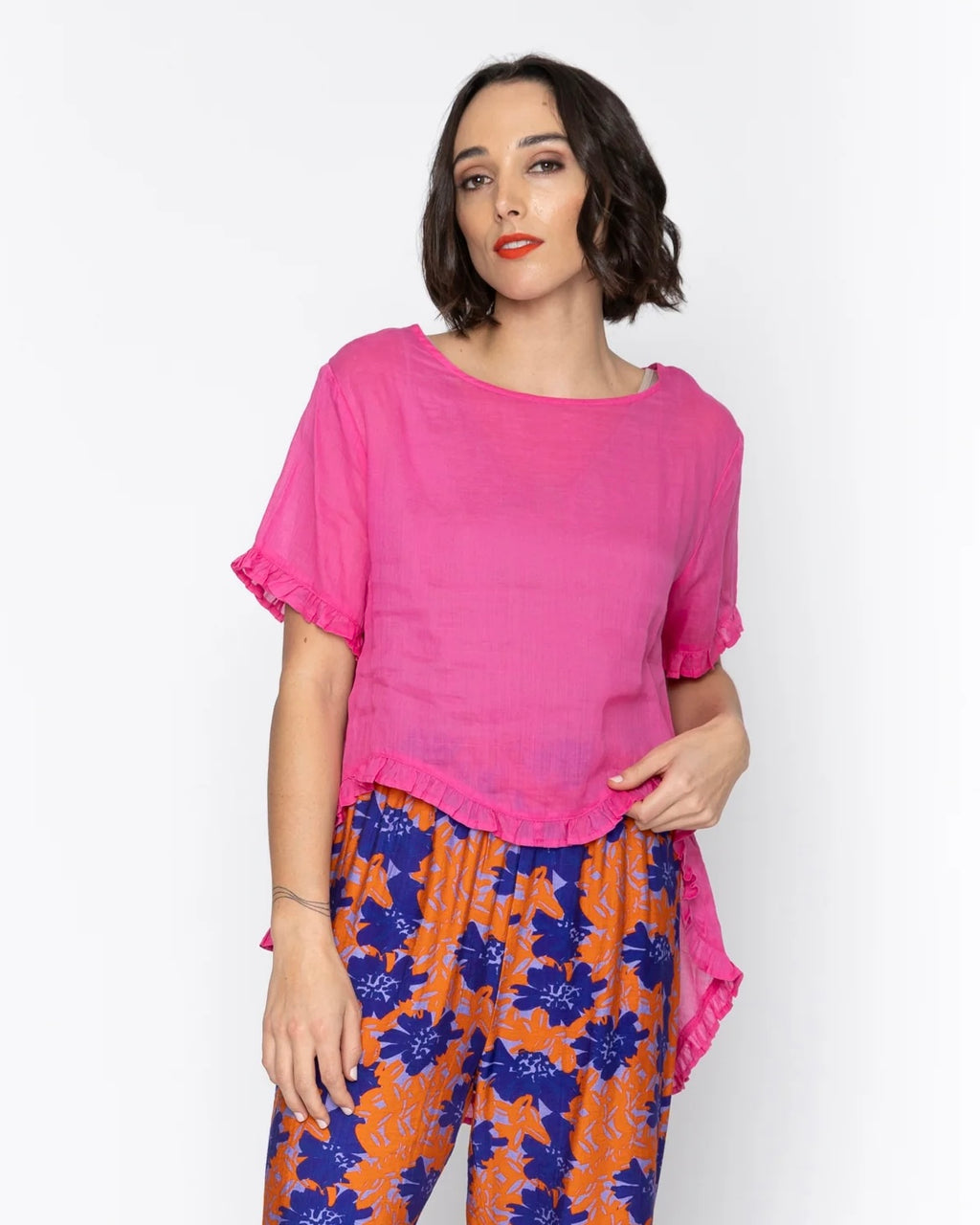 Tanya Top / Hot Pink