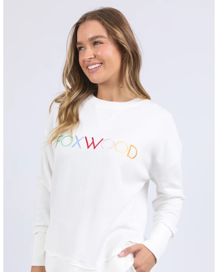 Simplified Confetti Crew / Vintage White