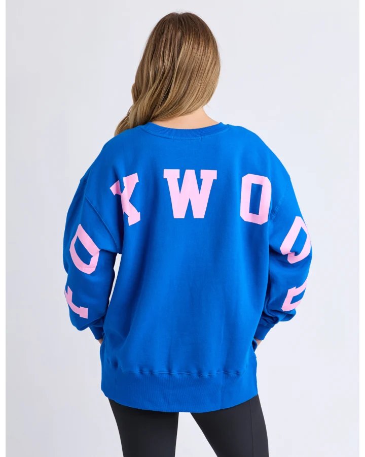 Interval Crew - Cobalt Blue / Neon Pink