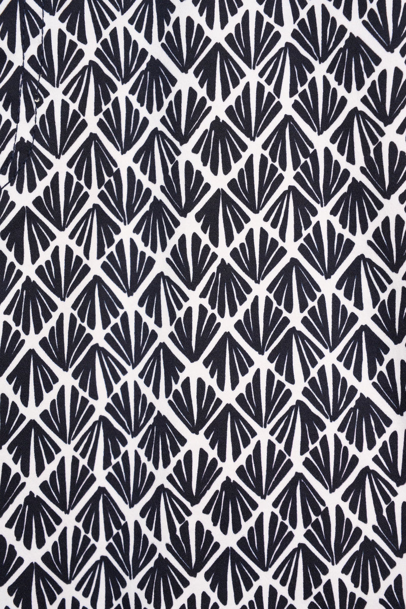 Printed Slim Leg 7/8 Length Lightweight Pull On / Fan