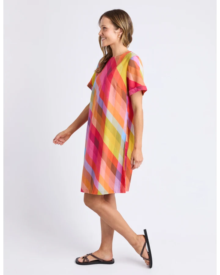 Rena Dress / Striped Print