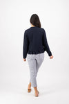 Jacket with Frill Hem - Ink