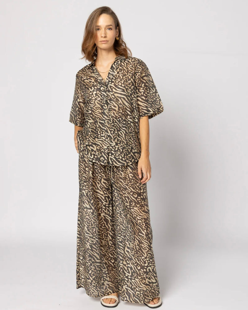 Piza Shirt - Zebra Print