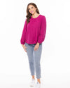 Milly top Embossed Hot Pink