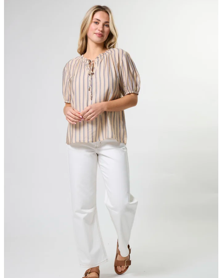 Arlo Blouse / Mariner Sand