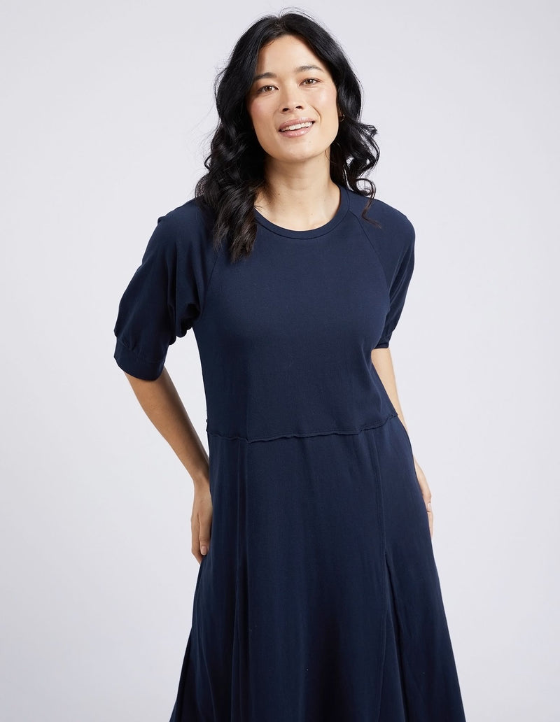 York Midi Dress - Navy