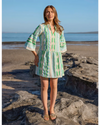 St. Kitts Dress / Green Diamond