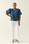 Sofie Denim Top - Drift